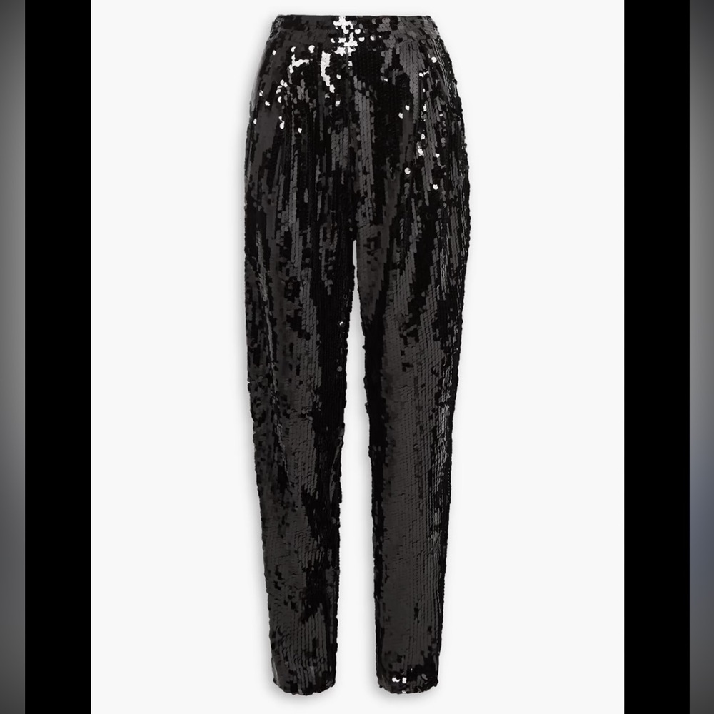 Isabel Marant Étoile Titiane sequined mesh tapered pants